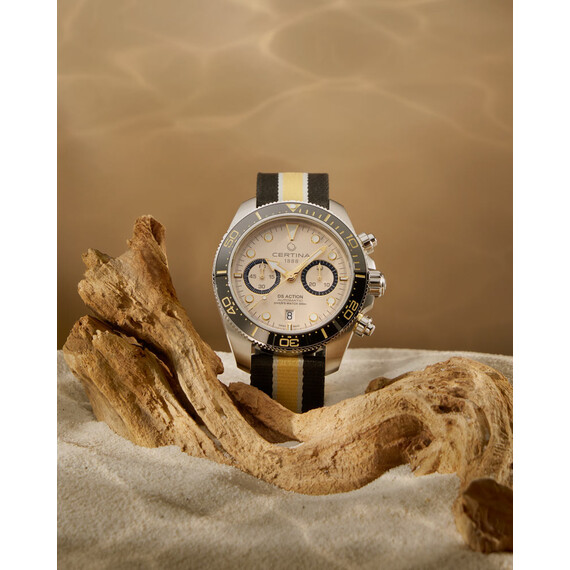 Pánské hodinky Certina DS Action Chrono Diver C032.827.18.271.00, Verze: béžová, krémová , 12 image