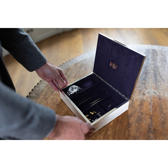 Box WOLF Silver 190001 pro 2 hodinek, Verze: stříbrná , 7 image