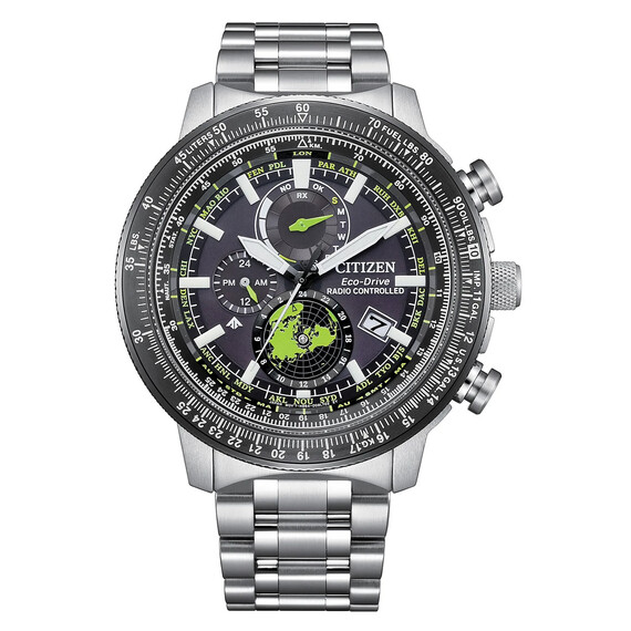 Pánské hodinky Citizen Promaster Sky Radio Controlled Nothern Hemisphere BY3006-53E, Verze: žlutá 