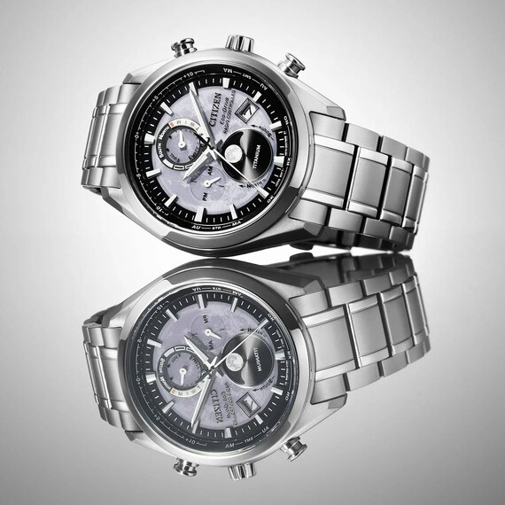 Pánské hodinky Citizen Tsukiyomi Moonphase BY1010-81H, Verze: šedá , 4 image