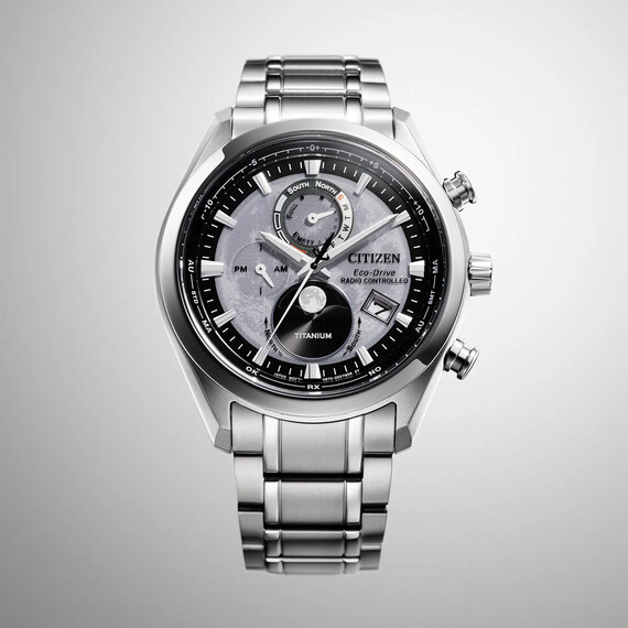 Pánské hodinky Citizen Tsukiyomi Moonphase BY1010-81H, Verze: šedá , 6 image