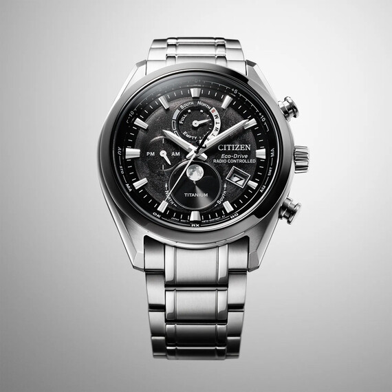 Pánské hodinky Citizen Tsukiyomi Moonphase BY1018-80E, Verze: černá , 7 image