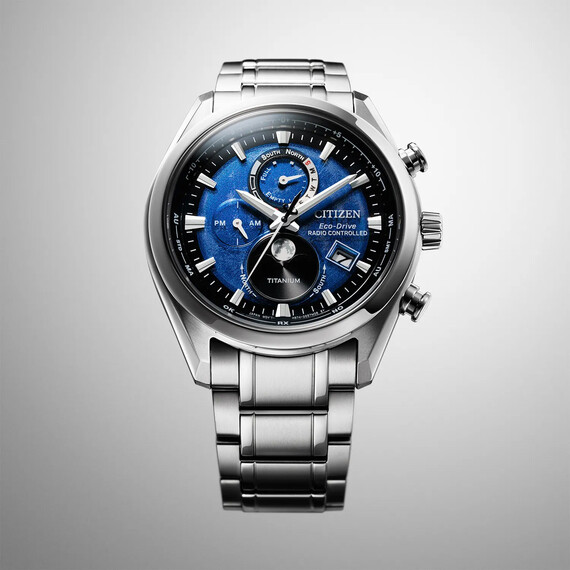 Pánské hodinky Citizen Tsukiyomi Moonphase BY1010-81L, Verze: modrá , 7 image