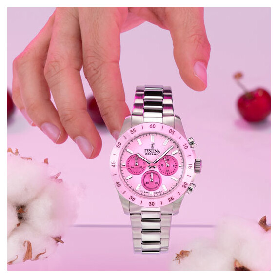 Dámské hodinky Festina Ceramic F20693/2, Verze: růžová , 2 image