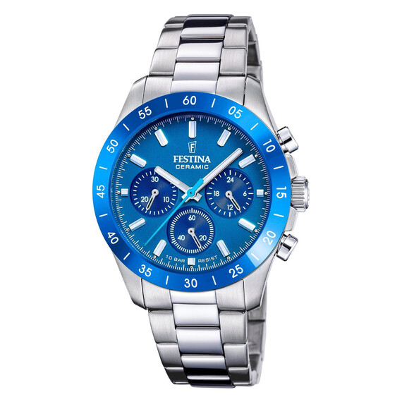 Dámské hodinky Festina Ceramic F20693/4, Verze: modrá2 