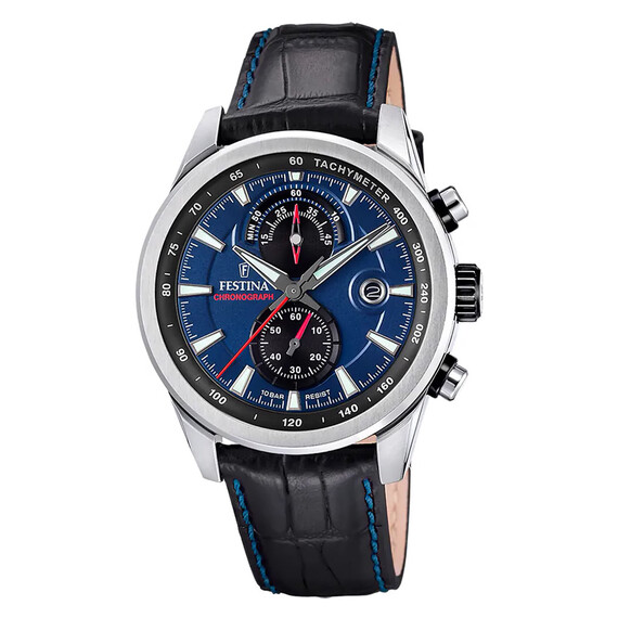 Pánské hodinky Festina Timeless Chronograph F20695/5, Verze: modrá2 