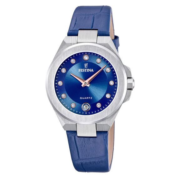 Dámské hodinky Festina Mademoiselle F20701/4, Verze: modrá2 