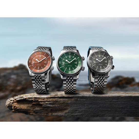 Hodinky Longines Legend Diver Watch L3.764.4.06.6, Verze: zelená , 12 image