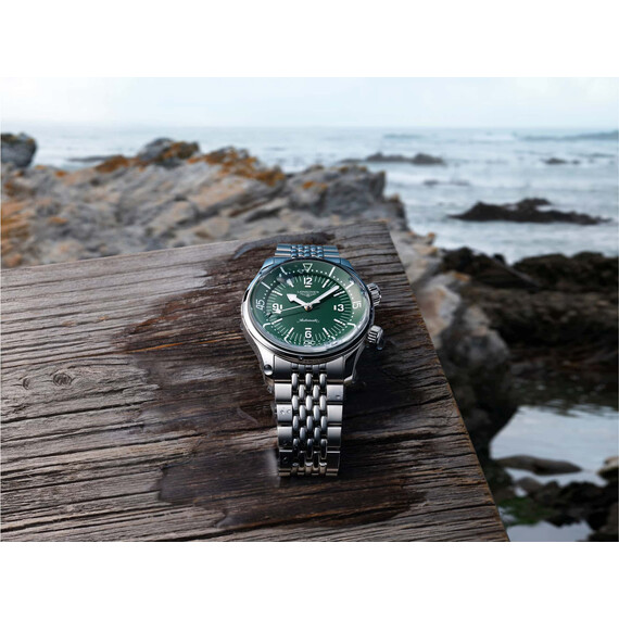 Hodinky Longines Legend Diver Watch L3.764.4.06.6, Verze: zelená , 10 image