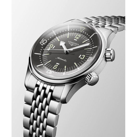 Hodinky Longines Legend Diver Watch L3.764.4.99.6, Verze: šedá , 5 image