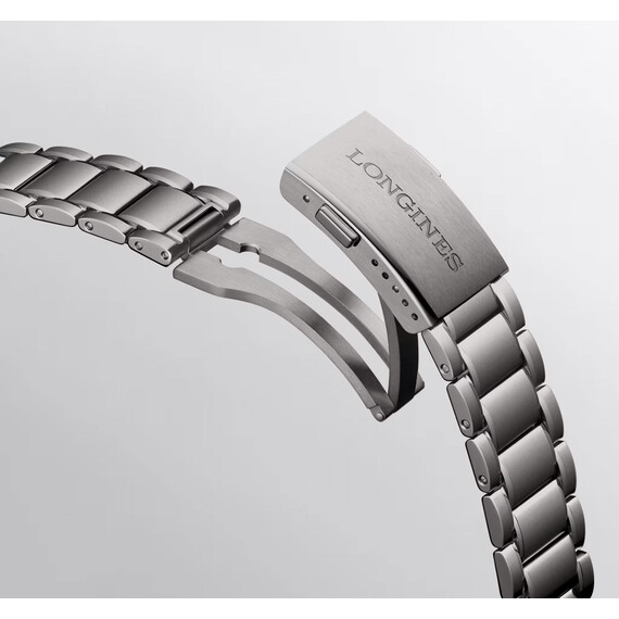 Hodinky Longines Spirit Zulu Time Titanium L3.802.1.53.6, Verze: šedá , 7 image