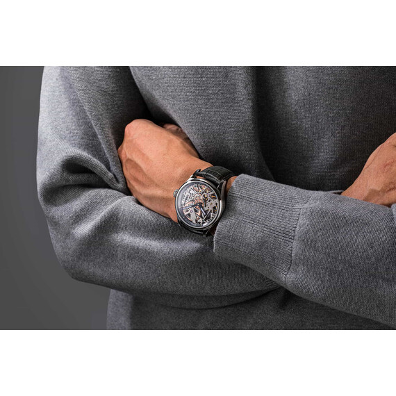 Pánské hodinky Aerowatch Renaissance Skeleton Fir Tree A 50981 AA24, Verze: černá , 2 image