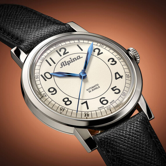 Pánské hodinky Alpina Heritage Automatic AL-520BG3SH6, Verze: béžová, krémová , 7 image