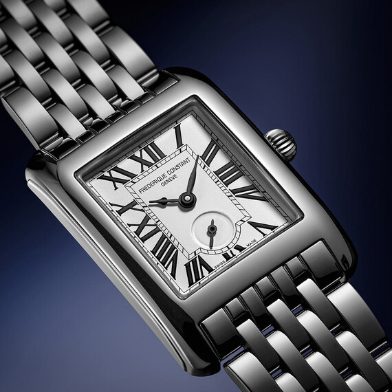 Dámské hodinky Frederique Constant Classics Carree FC-235S2C6B, Verze: stříbrná2 , 9 image