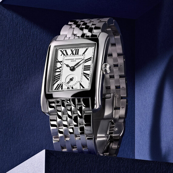 Dámské hodinky Frederique Constant Classics Carree FC-235S2C6B, Verze: stříbrná2 , 8 image