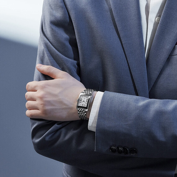 Dámské hodinky Frederique Constant Classics Carree FC-235S2C6B, Verze: stříbrná2 , 7 image