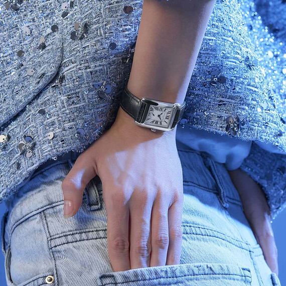 Dámské hodinky Frederique Constant Classics Carree FC-235S2C6, Verze: černá , 6 image