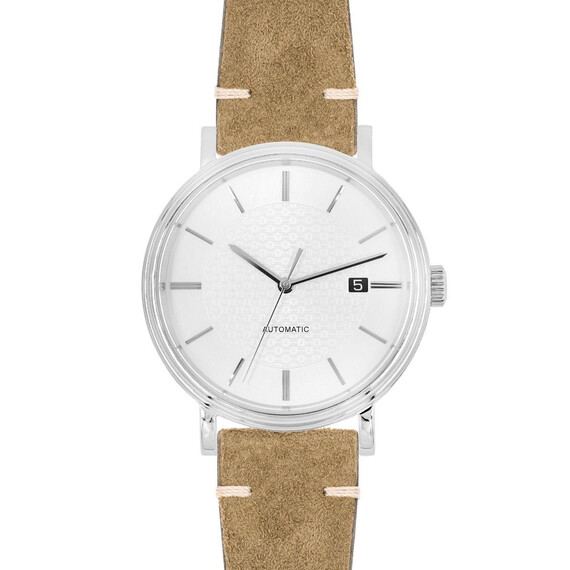 Řemínek Hirsch Serro zlatohnědý 22 L - 120/80, Verze: hnědá, Šířka řemínku: 22, Šířka u spony: 18 , 4 image