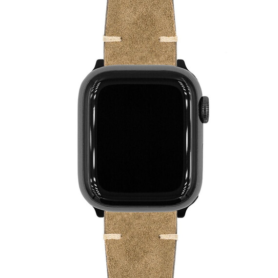 Řemínek Hirsch Serro zlatohnědý 20 L - 120/80, Verze: hnědá, Šířka řemínku: 20, Šířka u spony: 16 , 5 image