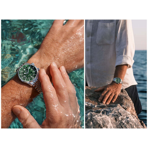 Hodinky Longines Legend Diver Watch L3.764.4.06.6, Verze: zelená , 9 image