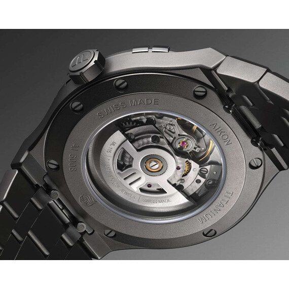 Pánské hodinky Maurice Lacroix Aikon Automatic Titanium AI6008-TT032-430-1, Verze: fialová , 4 image