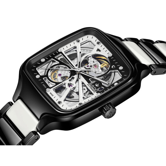 Hodinky Rado True Square Automatic Open Heart Diamonds Limited Edition R27086752, Verze: černá , 4 image