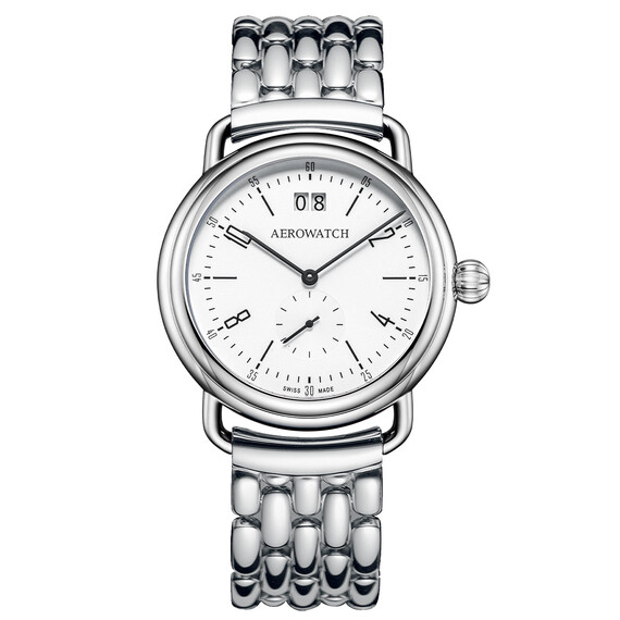 Pánské hodinky Aerowatch 1942 Elegance Quartz A 41900 AA04 M, Verze: stříbrná 