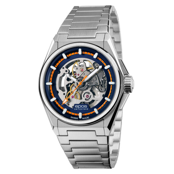 Pánské hodinky Epos Sportive 3505.139.20.12.30, Verze: oranžová 