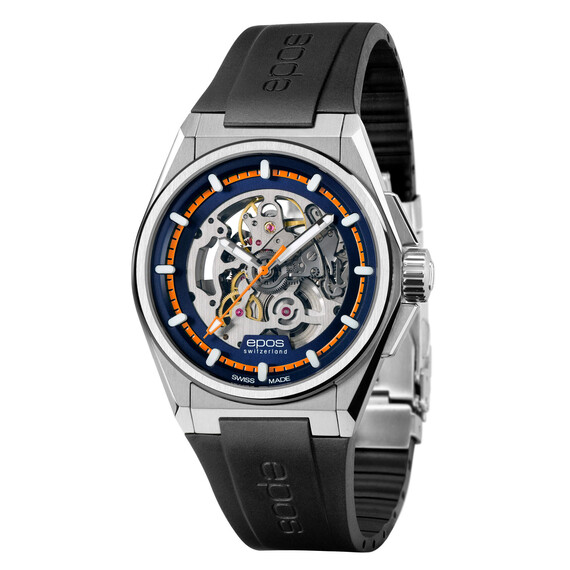 Pánské hodinky Epos Sportive 3505.139.20.12.55, Verze: oranžová2 