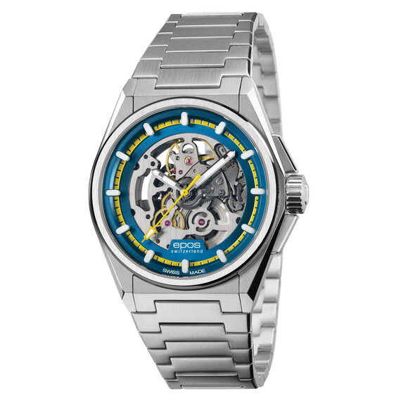 Pánské hodinky Epos Sportive 3505.139.20.16.30, Verze: modrá 