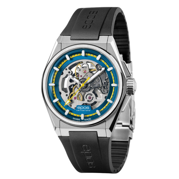 Pánské hodinky Epos Sportive 3505.139.20.16.55, Verze: modrá2 