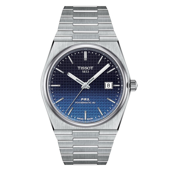 Pánské hodinky Tissot PRX Powermatic 80 T137.407.11.051.01, Verze: modrá3 