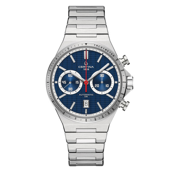 Pánské hodinky Certina DS-7 Chrono Auto C043.427.11.041.00, Verze: modrá 