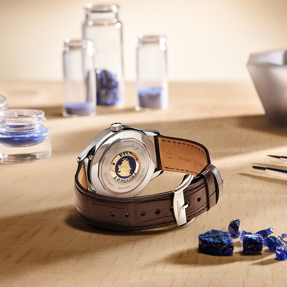 Pánské hodinky Longines Flagship Heritage Moonphase L4.815.4.62.2, Verze: hnědá2 , 8 image