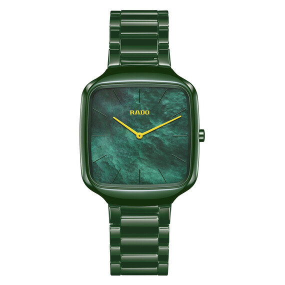 Hodinky Rado True Square Thinline R27047902, Verze: zelená 