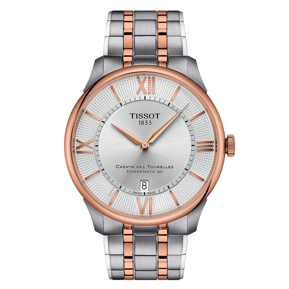 Pánské hodinky Tissot Chemin Des Tourelles Powermatic 80 T139.407.22.038.00, Verze: růžové zlato 