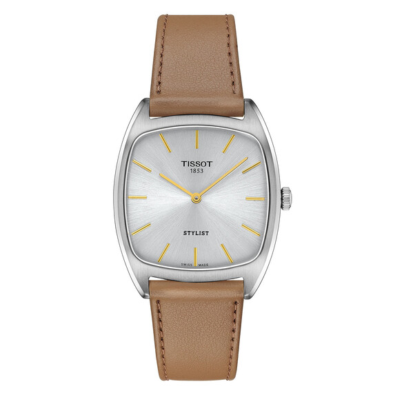 Hodinky Tissot Stylist T159.909.16.031.00, Verze: hnědá 