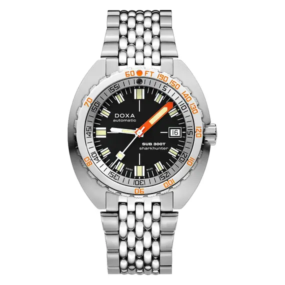 Pánské hodinky Doxa SUB 300T Sharkhunter 840.10.101.10, Verze: černá 