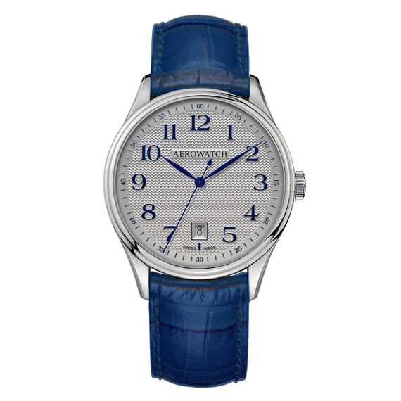 Pánské hodinky Aerowatch Les Grandes Classiques A 42102 AA05, Verze: modrá 