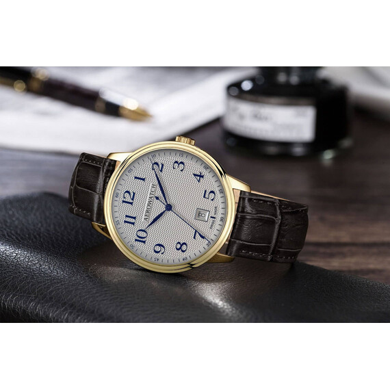 Pánské hodinky Aerowatch Les Grandes Classiques A 42102 JA05, Verze: žluté zlato4 , 2 image