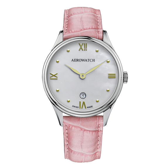 Dámské hodinky Aerowatch Les Grandes Classiques Lady A 49101 AA06, Verze: růžová 
