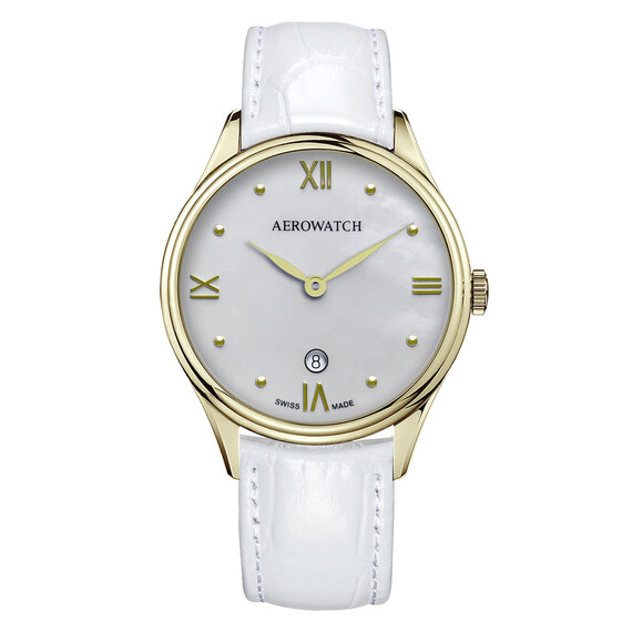 Dámské hodinky Aerowatch Les Grandes Classiques Lady A 49101 JA06, Verze: žluté zlato6 