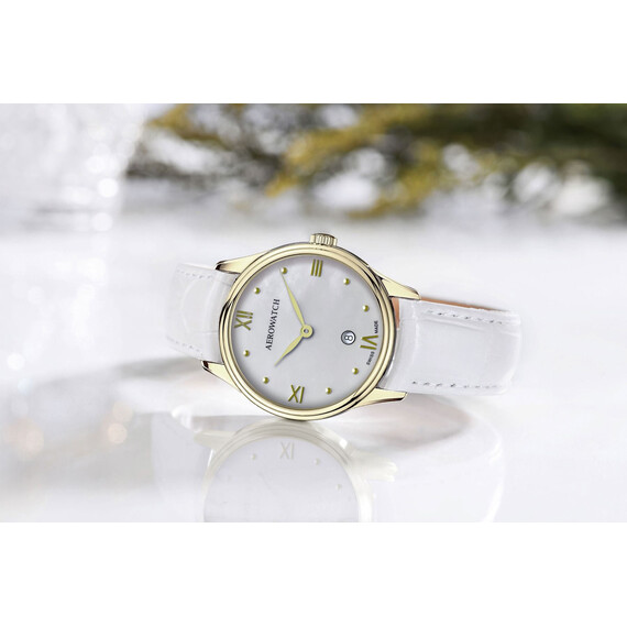Dámské hodinky Aerowatch Les Grandes Classiques Lady A 49101 JA06, Verze: žluté zlato6 , 2 image
