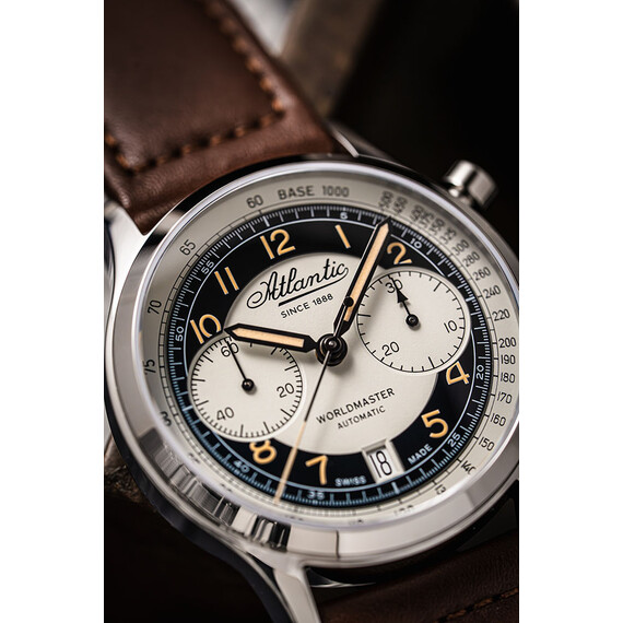 Pánské hodinky Atlantic Worldmaster Bicompax 52852.41.23, Verze: hnědá , 4 image