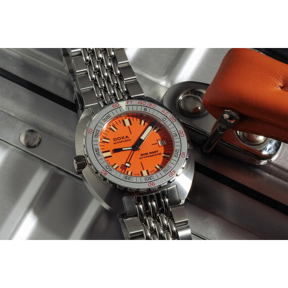Pánské hodinky Doxa SUB 300T Professional Aristera Limited Edition 840.10.351.10-SE10, Verze: oranžová2 , 9 image