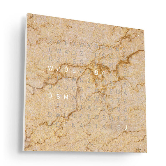 Hodiny Qlocktwo Earth 45 Desert 