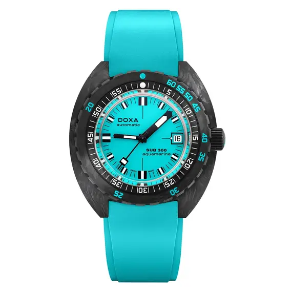 Pánské hodinky Doxa SUB 300 Carbon Aquamarine 822.70.241.25, Verze: zelená2 