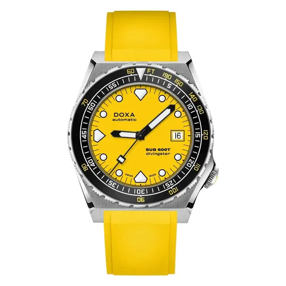 Pánské hodinky Doxa SUB 600T Divingstar 861.10.361.31, Verze: žlutá 