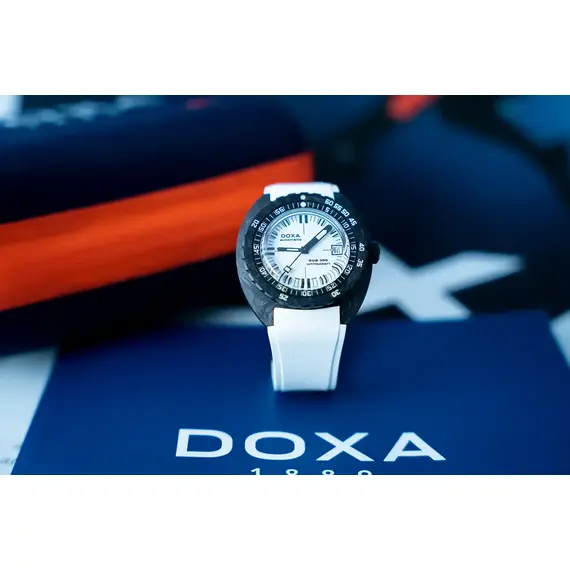 Pánské hodinky Doxa SUB 300 Carbon Whitepearl 822.70.011.23, Verze: bílá2 , 9 image