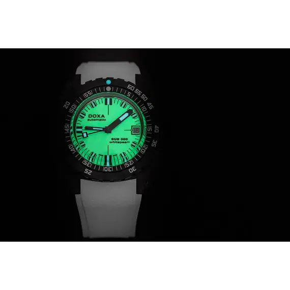 Pánské hodinky Doxa SUB 300 Carbon Whitepearl 822.70.011.23, Verze: bílá2 , 7 image